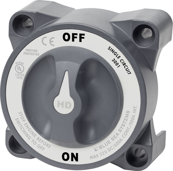 Blue Sea Systems - Hd Battery Switch Sgl W/Afd On/Off