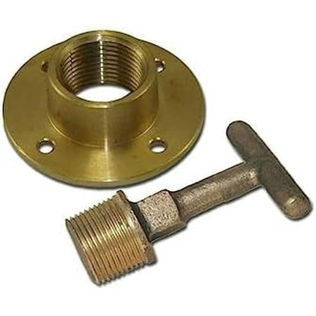 T Handle Drain Plug And Flange Compete