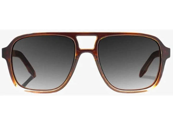 Bajio 12 South Sunglasses Whiskey Fade Gloss / Blue Mirror Polycarbonate