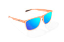 Bajio Calda Sunglasses Peach / Blue Mirror Glass
