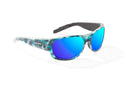 Bajio Darien Sunglasses Brown Rock / Blue Mirror Glass