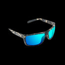 Bajio Sigs Sunglasses Ivory Rock Gloss / Blue Glass Lens