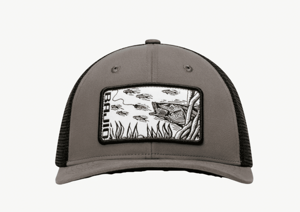 Bajio Snook Patch Hat Grey / ONE SIZE