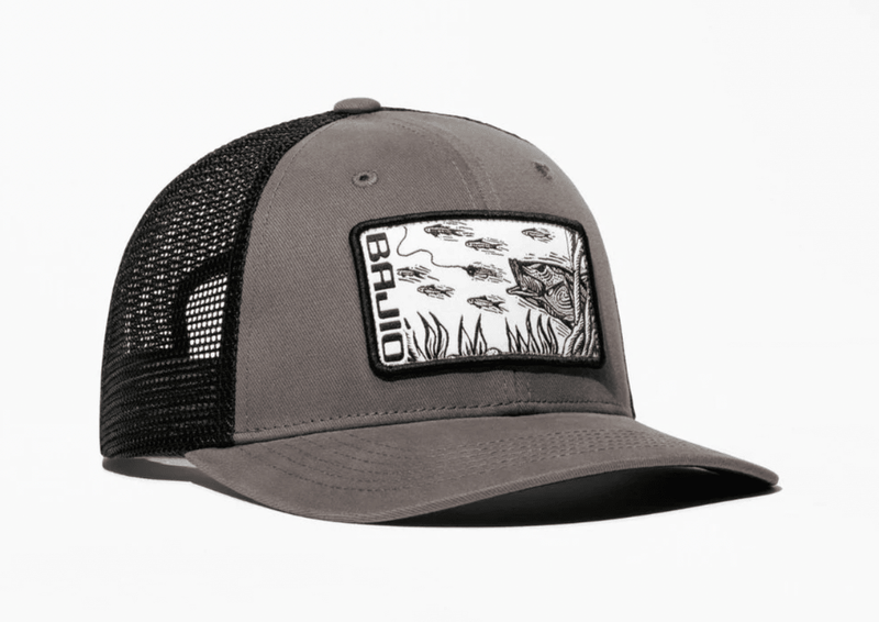 Bajio Snook Patch Hat Grey / ONE SIZE