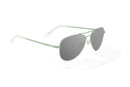 Bajio Soldado Sunglasses Light Green Glass Matte / Grey Mirror Polycarbonate