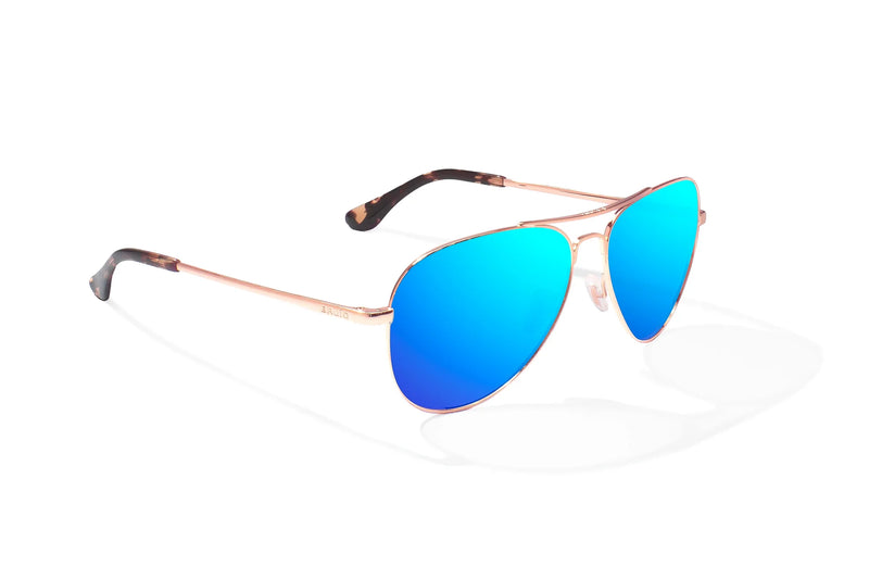 Bajio Soldado Sunglasses Light Green Glass Matte / Grey Mirror Polycarbonate