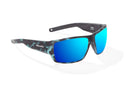 Bajio Vega Sunglasses Blue Water Matte / Blue Mirror Glass