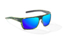 Bajio Zapata Sunglasses Black Matte / Blue Mirror Glass