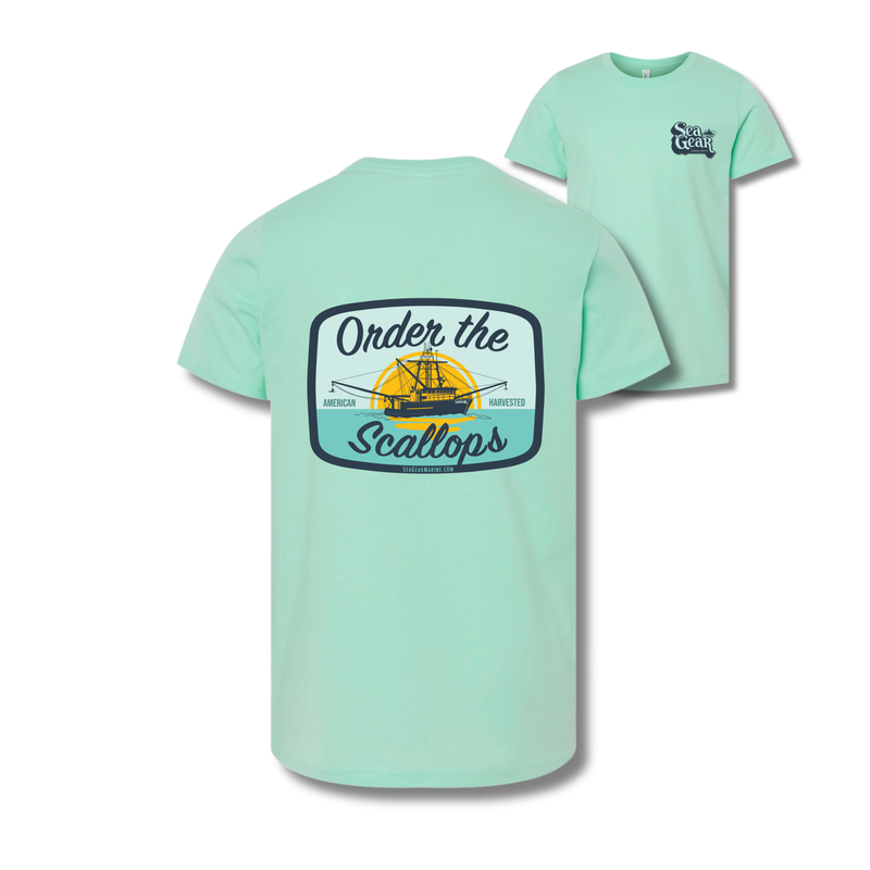 Sea Gear Order The Scallops Youth Jersey T-Shirt
