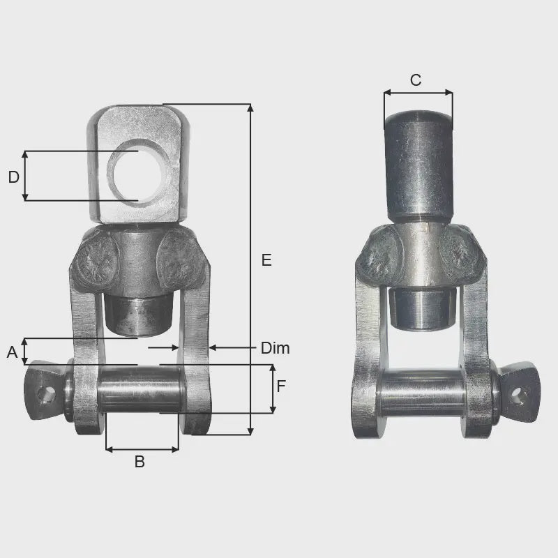 Blue Line Swivel with Stainless Steel Pin