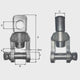 Blue Line Swivel with Stainless Steel Pin