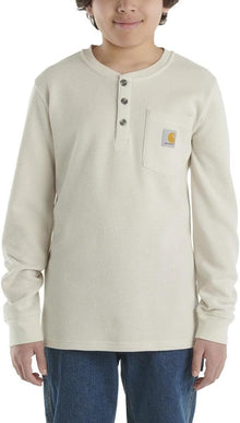 Carhartt LS Henley Pocket Child CA6441