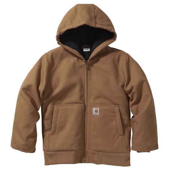 Carhartt Boys' Flannel Quilt Lined Active Jacket