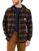 Carhartt Relaxed Fit Flannel Lined Hood Shirt Jacket