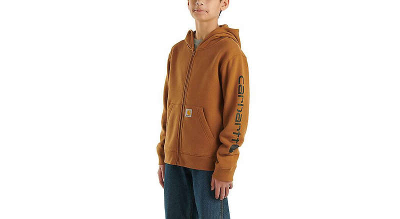 Carhartt® Boys Long-Sleeve Full-Zip Sweatshirt