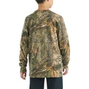 Carhartt® Kids Long Sleeve Camo Pocket T Shirt
