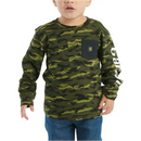 Carhartt® Kids Long Sleeve Camo Pocket T Shirt