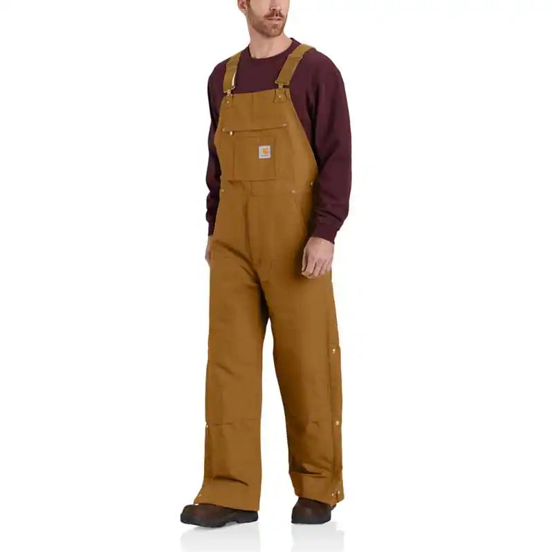 Carhartt 106672 Firm Duck Insulated Bib Overalls