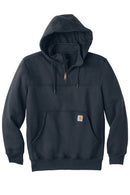 Carhartt 100617 Rain Defender Paxton Heavyweight Hooded Zip Mock Sweatshirt Black / 3X-Large