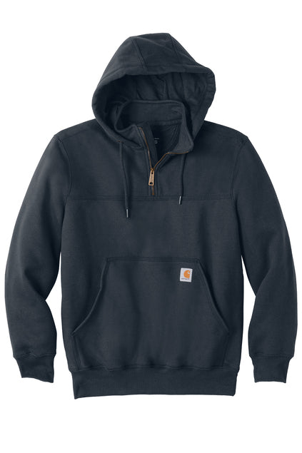 Carhartt 100617 Rain Defender Paxton Heavyweight Hooded Zip Mock Sweatshirt Black / 3X-Large