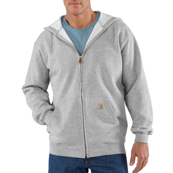 Carhartt K122 Loose Fit Midweight Full-Zip Sweatshirt Heather Grey / 2X-Large