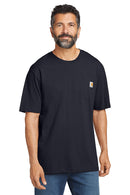 Carhartt K87 Mens Heavyweight Pocket Short Sleeve Tee Black / Small