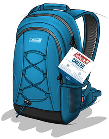 Coleman CHILLER™ 28-Can Soft-Sided Backpack Cooler