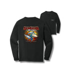 Sea Gear 3 Fish Long Sleeve Mens