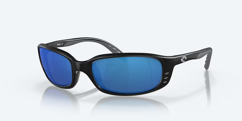 Costa Del Mar Brine Sunglasses Matte Black / Blue Polycarbonate Lens