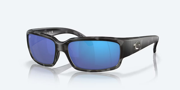 Costa Del Mar Caballito Sunglasses Shiny Black / Blue Polycarbonate Lens
