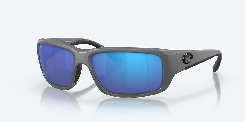 Costa Del Mar Fantail Sunglasses Matte Grey / Blue Glass Lens