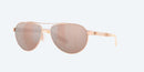 Costa Del Mar Fernandina Sunglasses Rose Gold / Copper Silver Lens