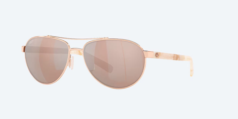 Costa Del Mar Fernandina Sunglasses Rose Gold / Copper Silver Lens