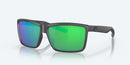 Costa Del Mar Rinconcito Sunglasses Matte Grey / Green Polycarbonate Lens