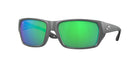 Costa Del Mar Tailfin Sunglasses Matte Black / Green Glass Lens