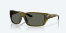 Costa Del Mar Tailfin Sunglasses Matte Black / Green Glass Lens