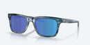 Costa Del Mar Tybee Sunglasses Shiny Light Grey Crystal / Blue Glass Lens