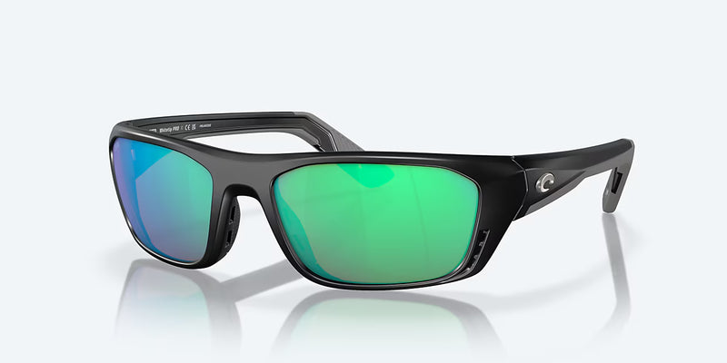 Costa Del Mar Whitetip Pro Sunglasses Matte Black / Green Glass Lens