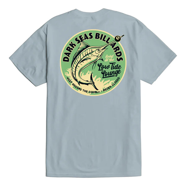Dark Seas Eight Ball Stock T-Shirt Light Blue / 2X-LARGE