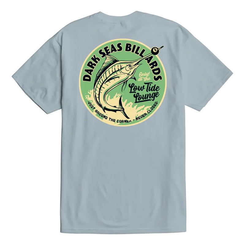 Dark Seas Eight Ball Stock T-Shirt Light Blue / 2X-LARGE