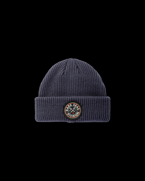 Dark Seas Nav Beanie Navy / One Size