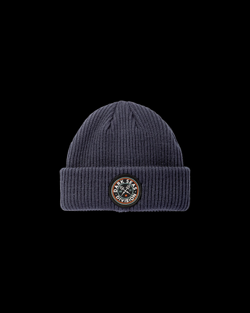 Dark Seas Nav Beanie Navy / One Size
