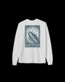 Dark Seas Never Sleep Long Sleeve T-Shirt White / 2X-Large