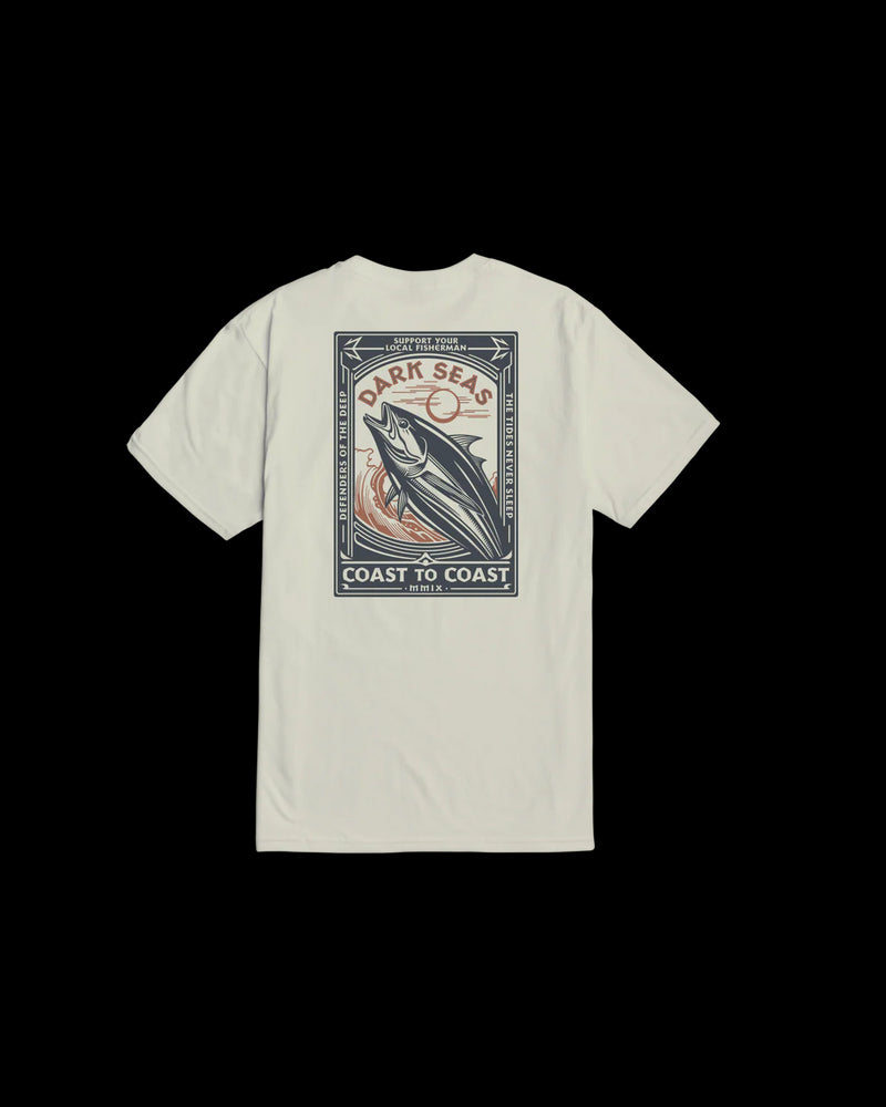 Dark Seas Never Sleep T-Shirt Cream / Large