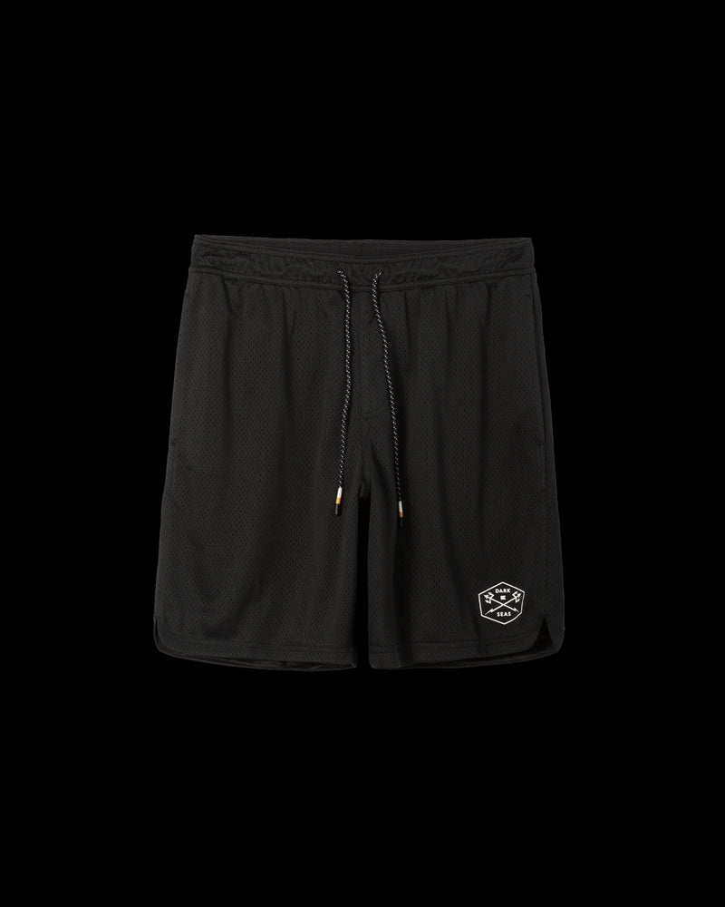 Dark Seas No Sweat Mesh Short Black / 2X-LARGE