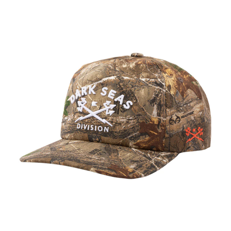 Dark Seas Tridents Snapback II Hat Realtree / One Size