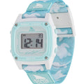 Freestyle Shark Classic Clip, Trippy Turtle Aqua, Style: FS101128, 20MM Polyester Band w/ Clip, Case Width: 38MM, 100M Water Resistant