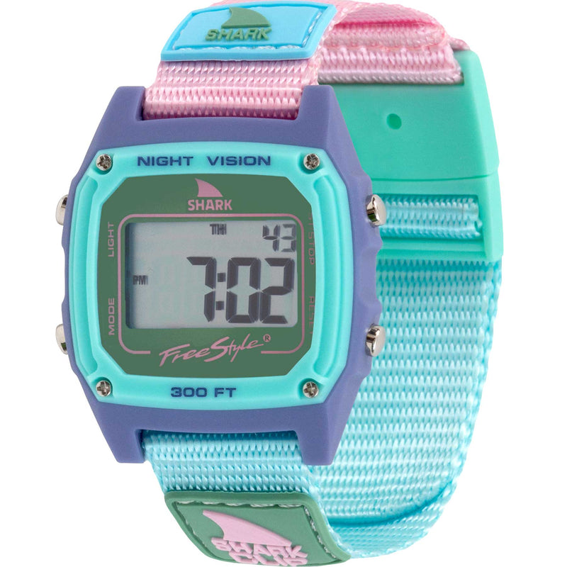 Freestyle Shark Classic Clip, Sea Glass, Style: FS101178, 20MM Nylon Band w/ Clip, Case Width: 38MM, 100M Water Resistant