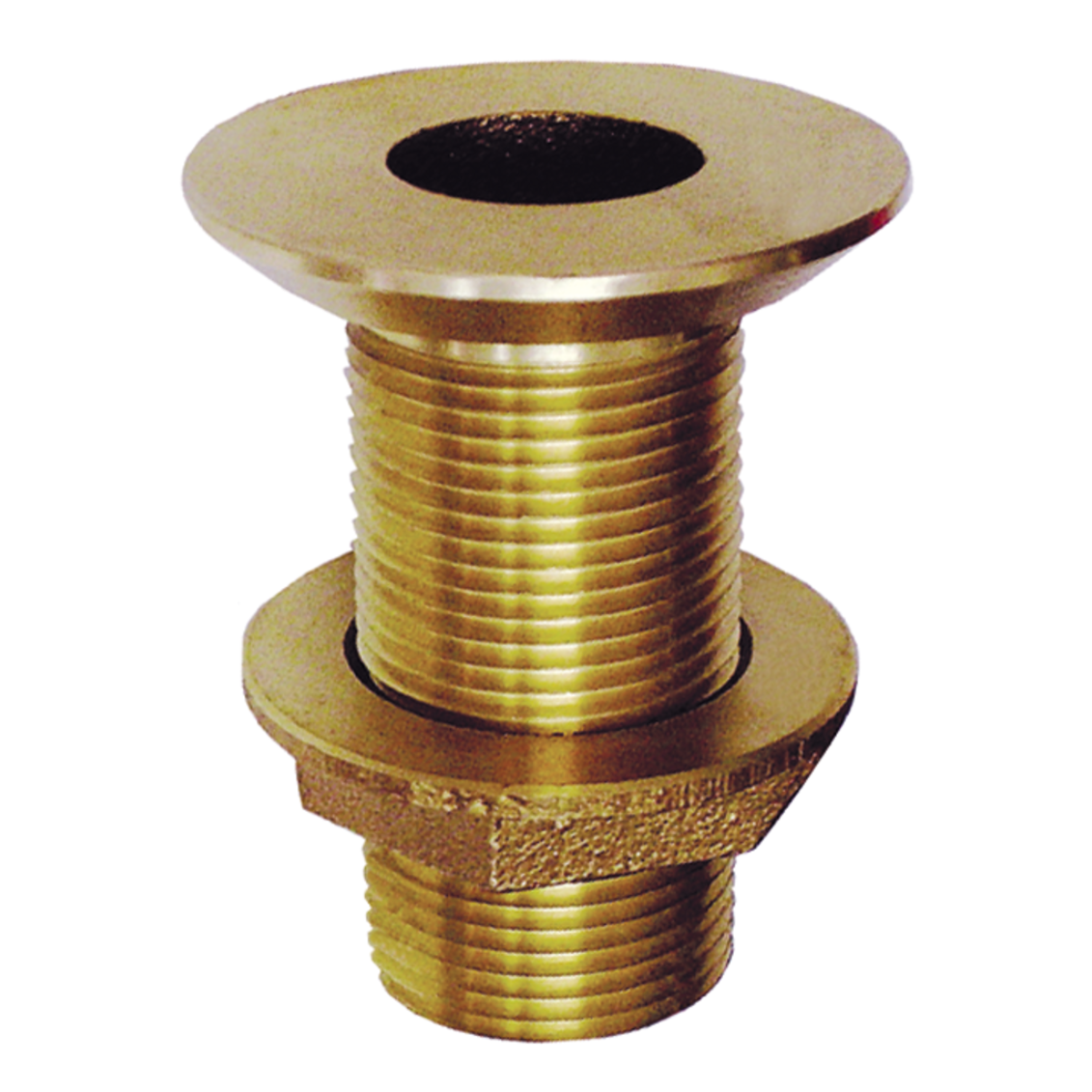 Groco - Bronze Dripless Flush Thru Hull W/ Nut