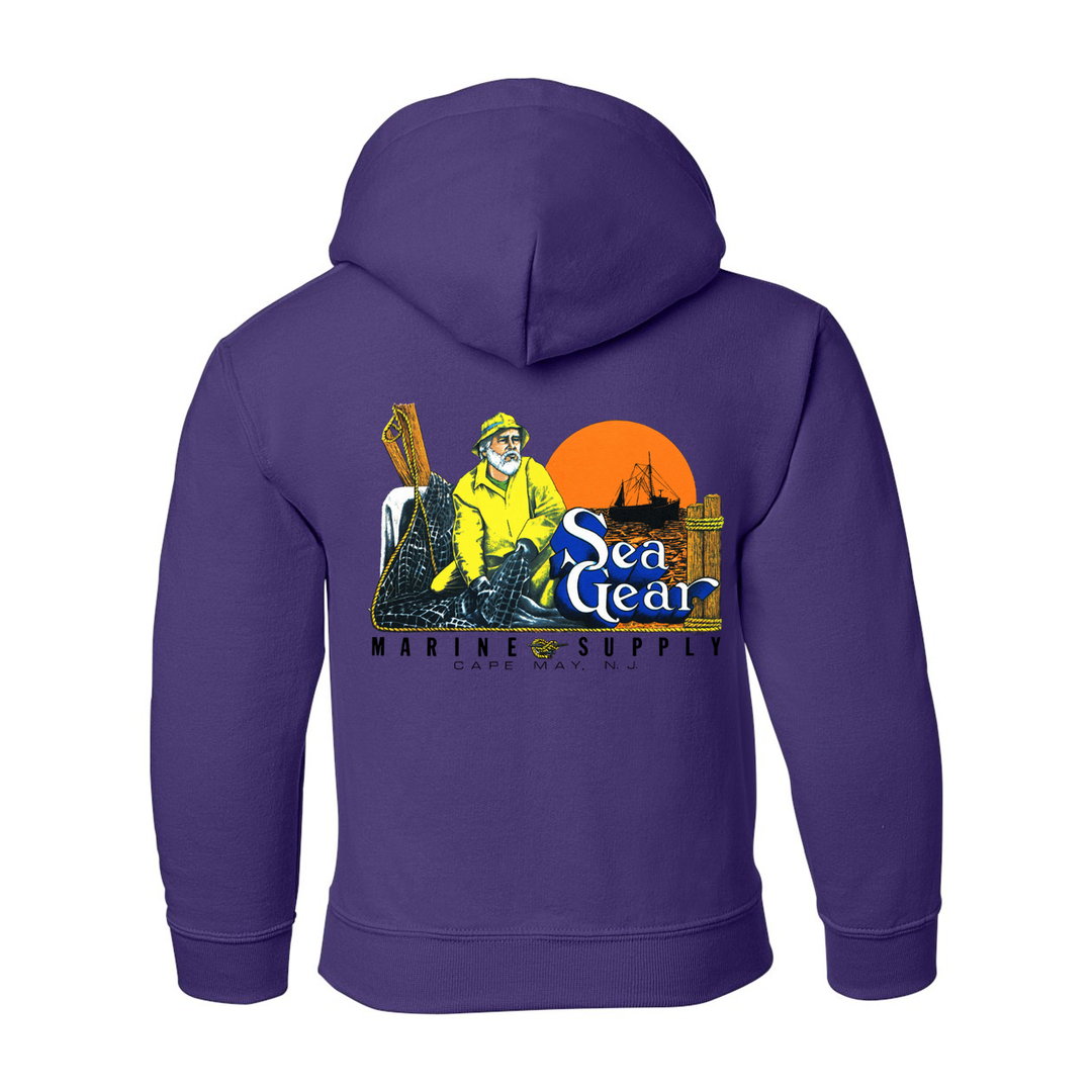 Old Man Youth Pullover Hoodie 18500B